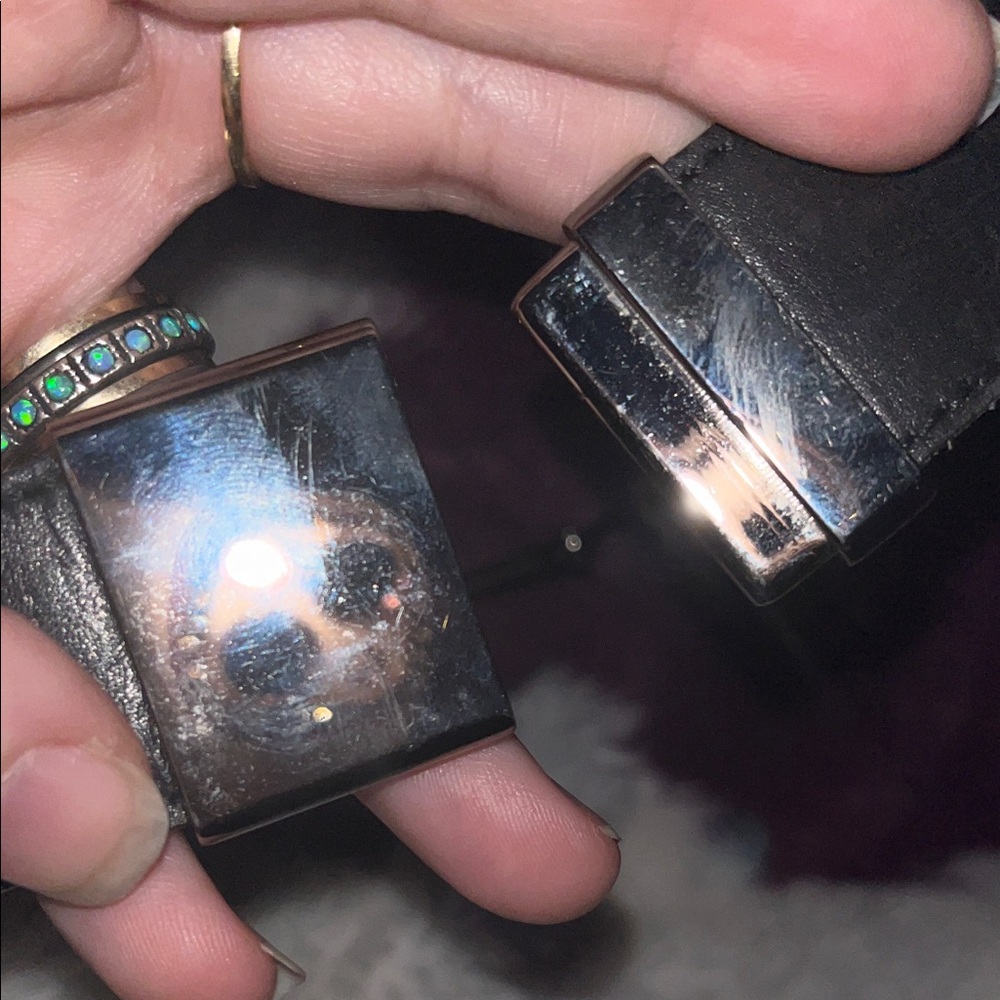 Gucci Dark Leather Belt - Picture 3 of 4